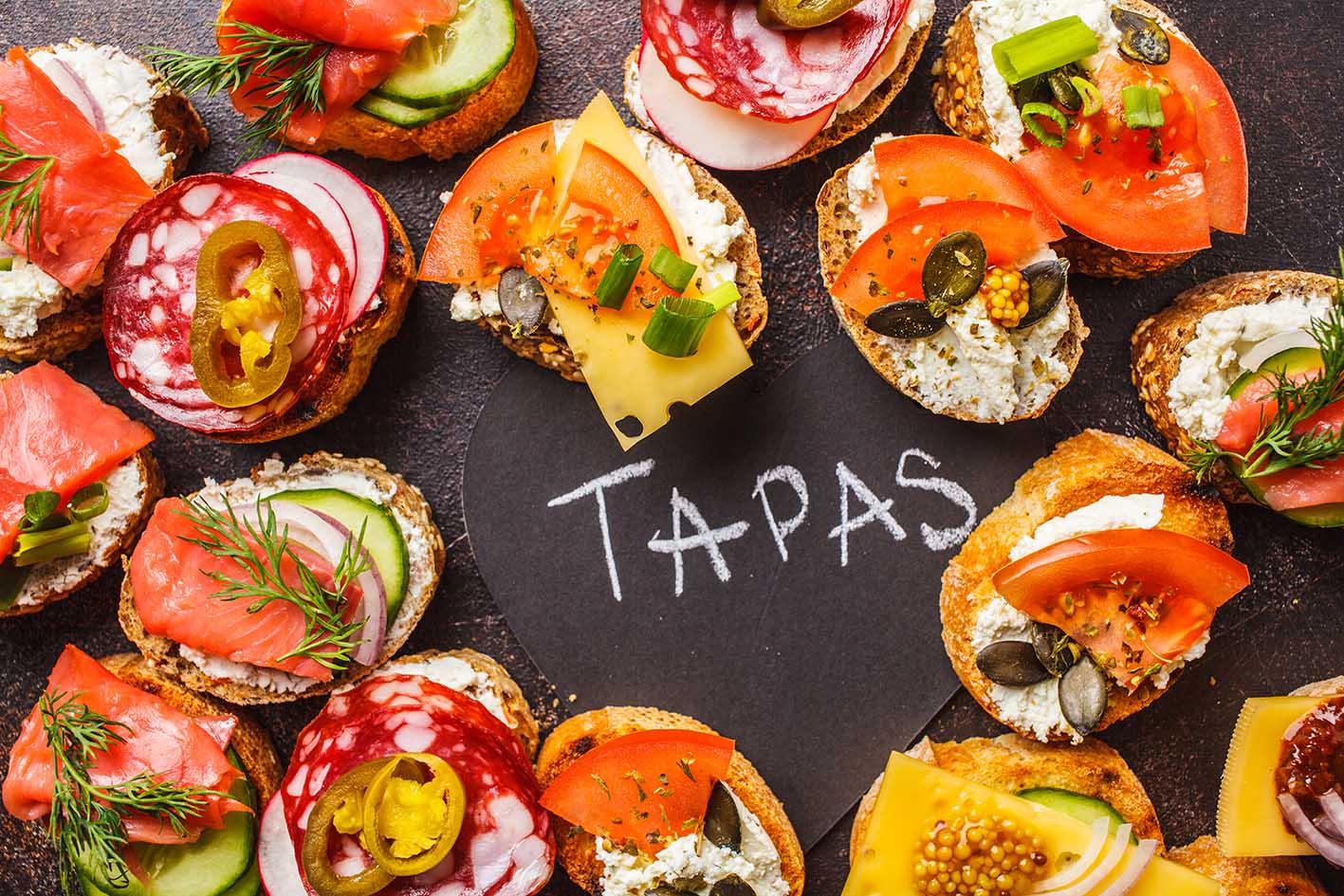 Τα παραδοσιακά ισπανικά tapas.