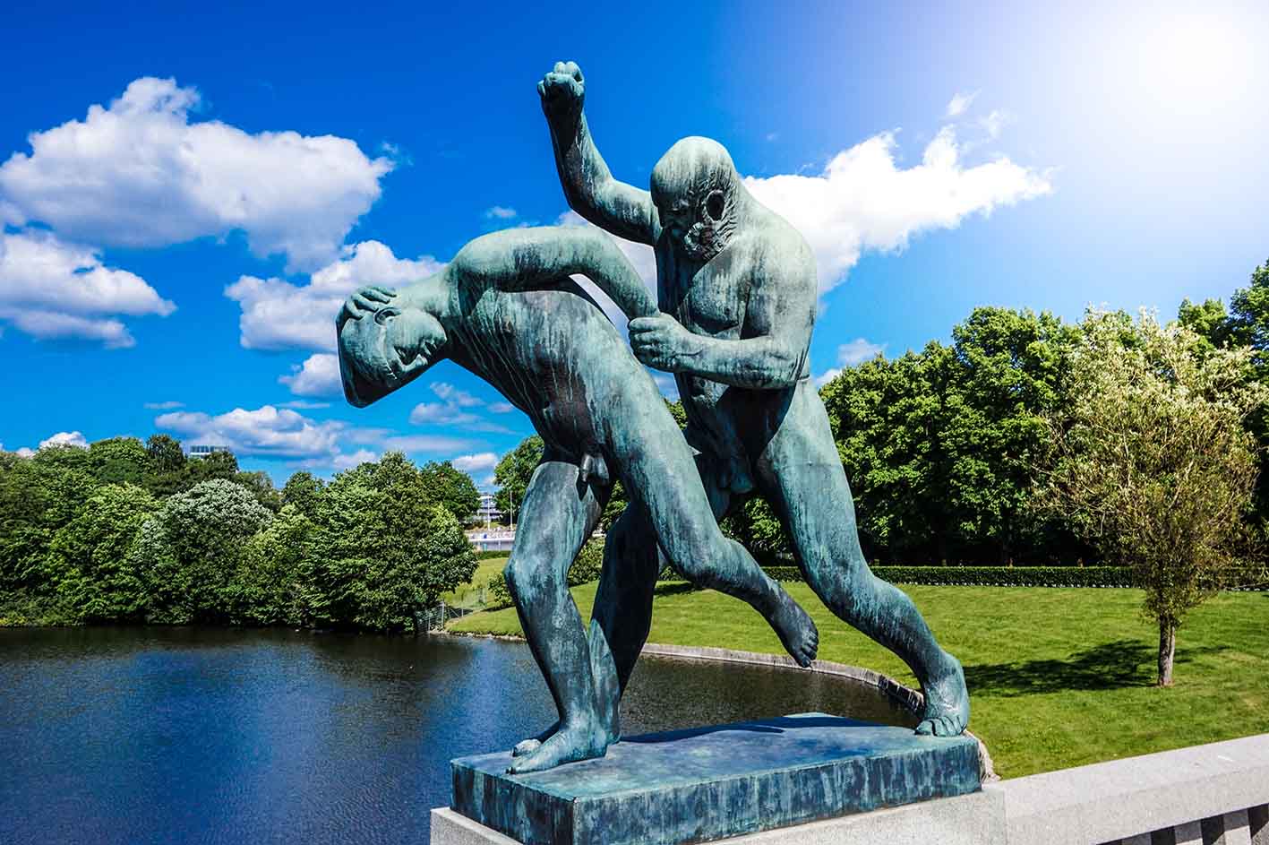 Το πάρκο Vigeland στο Όσλο.