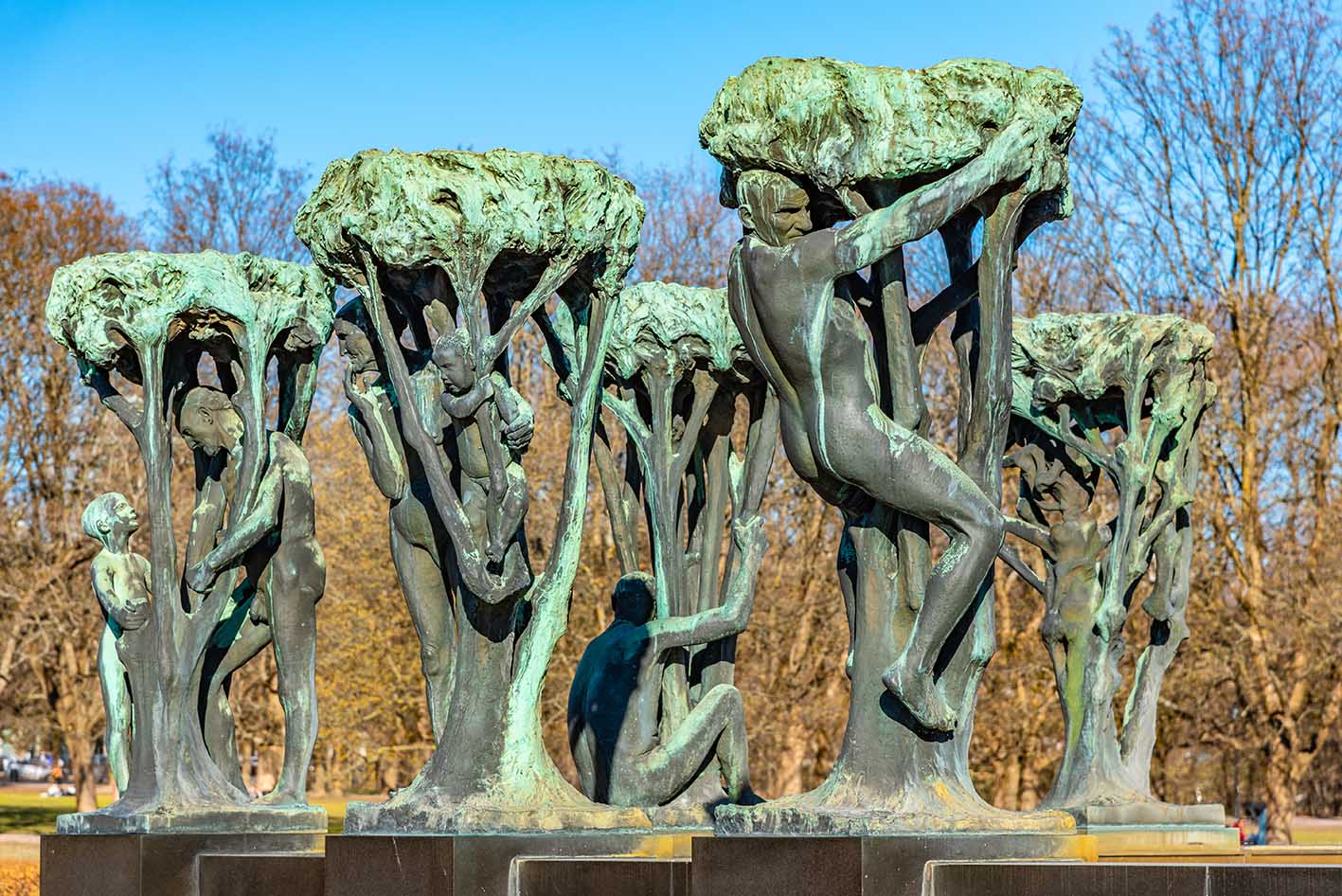 Το πάρκο Vigeland στο Όσλο. 